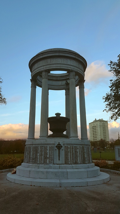War Memorial at Langloan, Coatbridge, 30/10/2018